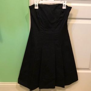 Strapless little black dress